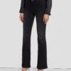 7 For All Mankind Tailorless Crystal Bootcut In Black Iris -Sleek Fit Style 7U073216 BI2 1