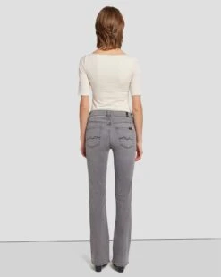 7 For All Mankind Tailorless B(air) Bootcut In Silverlining -Sleek Fit Style 7U073C43 SNG 4