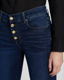 7 For All Mankind B(air) Bootcut Tailorless In Rinsed Indigo -Sleek Fit Style 7U073C44 INR 3