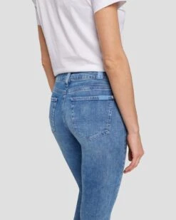 7 For All Mankind Left Hand Roxanne Ankle In Vive -Sleek Fit Style 7U080062 VV1 4