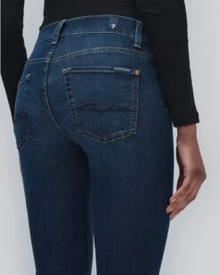 7 For All Mankind B(air) Kimmie Bootcut In Rinsed Indigo -Sleek Fit Style 7U096C44 INR 3