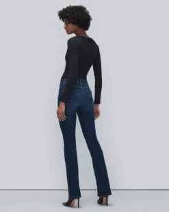 7 For All Mankind B(air) Kimmie Bootcut In Rinsed Indigo -Sleek Fit Style 7U096C44 INR 4