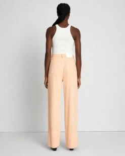 7 For All Mankind Denim Lustre Trouser In Prairie Sunset -Sleek Fit Style 7U098661 PS4 4