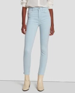 7 For All Mankind No Filter Ultra High Rise Ankle Skinny In Peretti 9 7 For All Mankind No Filter Ultra High Rise Ankle Skinny In Peretti -Sleek Fit Style 7U102650 PE1 2