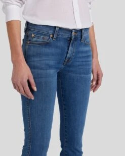 7 For All Mankind Kimmie Straight In Meisa -Sleek Fit Style 7U301005 MEI 03