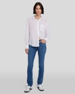 7 For All Mankind Kimmie Straight In Meisa -Sleek Fit Style 7U301005 MEI 06