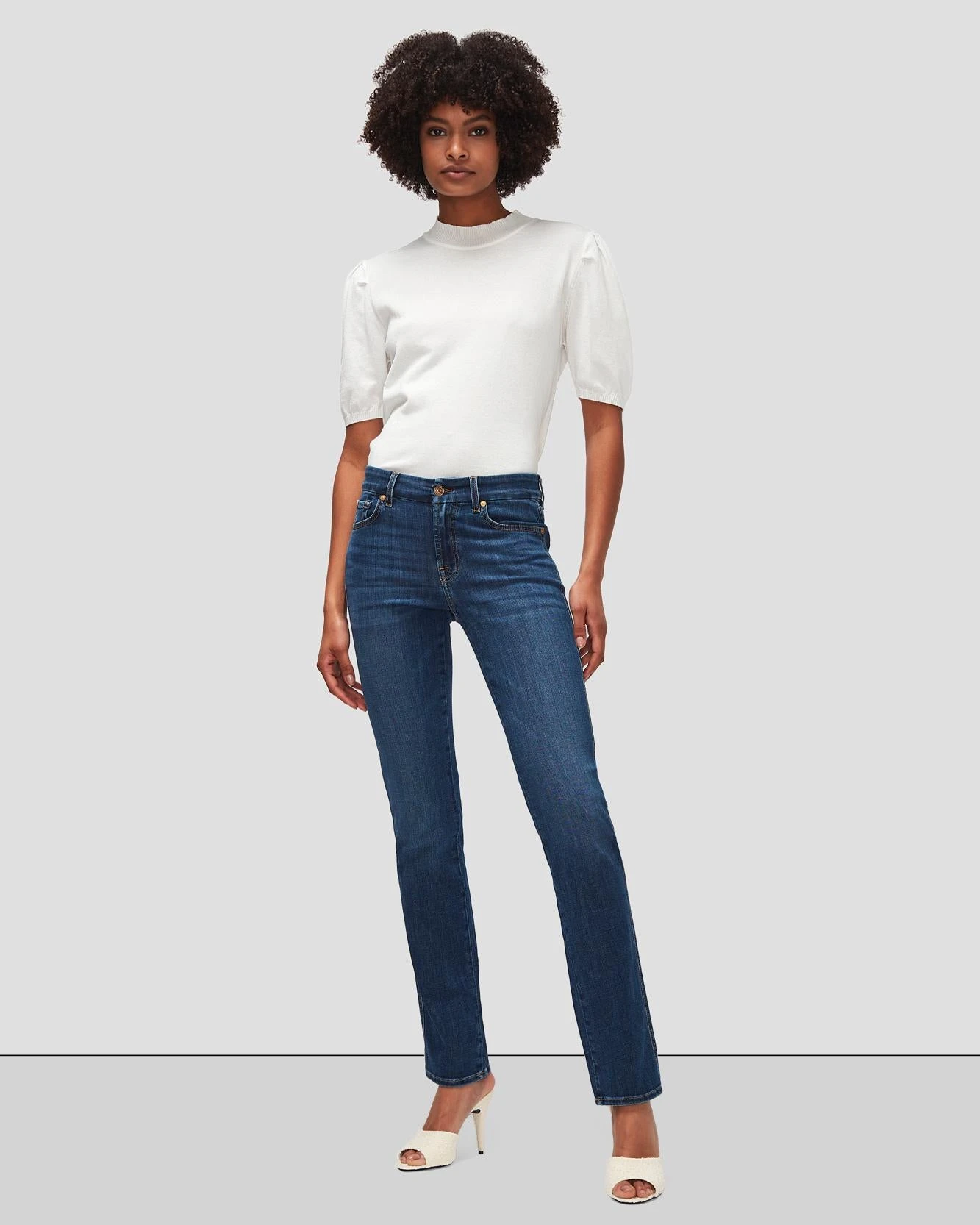 7 For All Mankind B(air) Kimmie Straight In Duchess 3 7 For All Mankind B(air) Kimmie Straight In Duchess