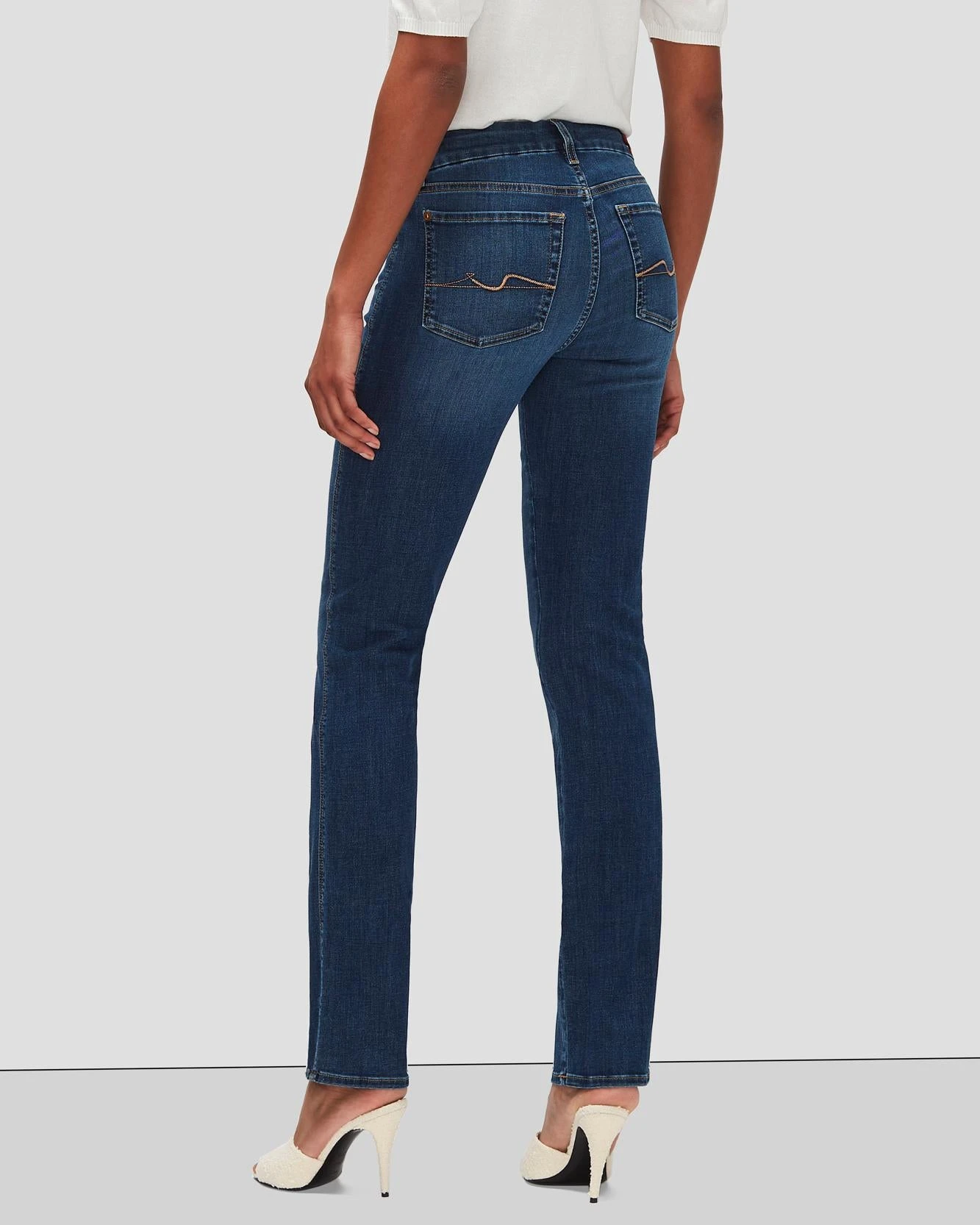 7 For All Mankind B(air) Kimmie Straight In Duchess 6 7 For All Mankind B(air) Kimmie Straight In Duchess - Image 4