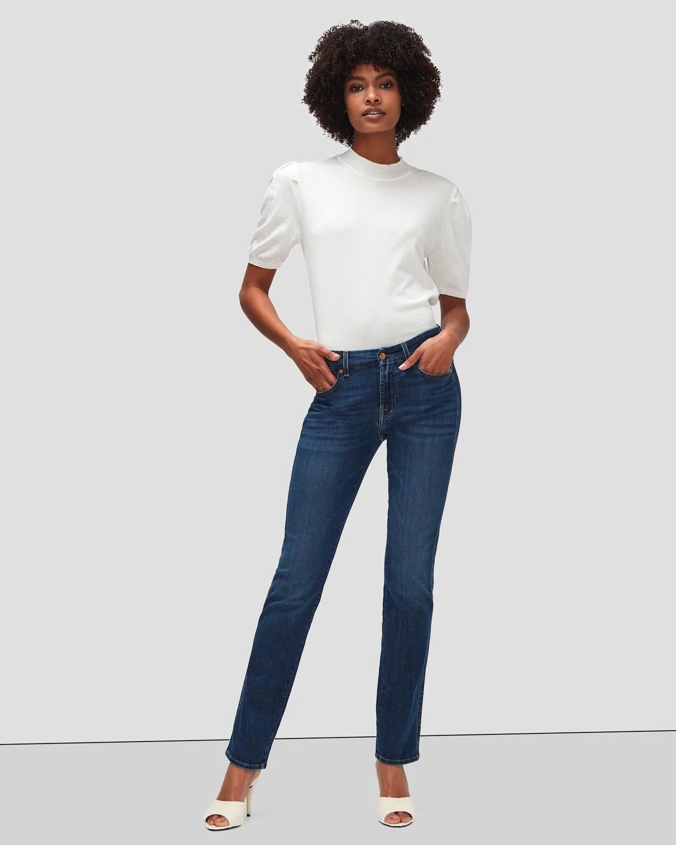 7 For All Mankind B(air) Kimmie Straight In Duchess 8 7 For All Mankind B(air) Kimmie Straight In Duchess - Image 6