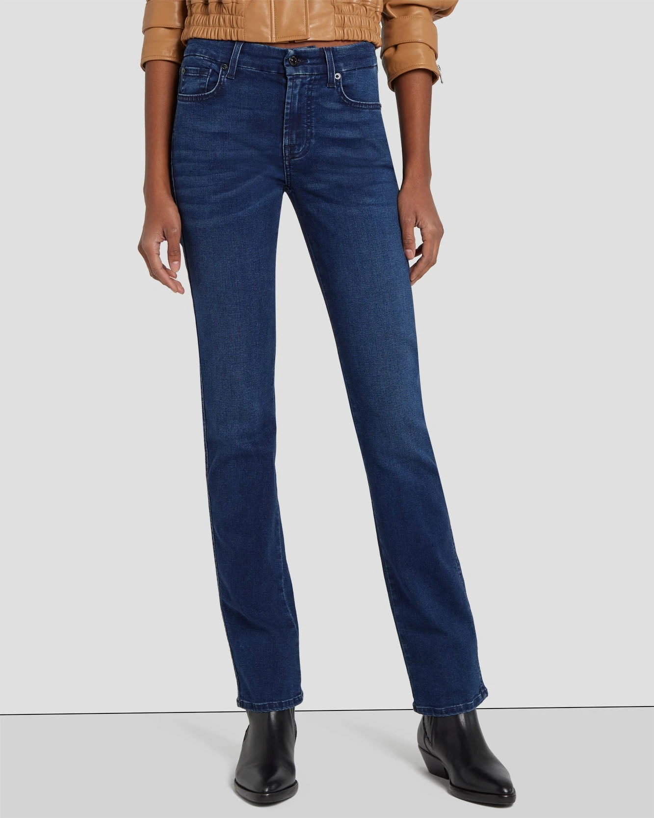 7 For All Mankind B(air) Kimmie Straight In Park Avenue 4 7 For All Mankind B(air) Kimmie Straight In Park Avenue - Image 2