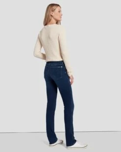 7 For All Mankind Slim Illusion Kimmie Straight In Legendary -Sleek Fit Style 7U301U58 LEG 4