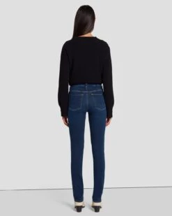 7 For All Mankind Slim Illusion Kimmie Straight In Opulent -Sleek Fit Style 7U301U58 ONT 4
