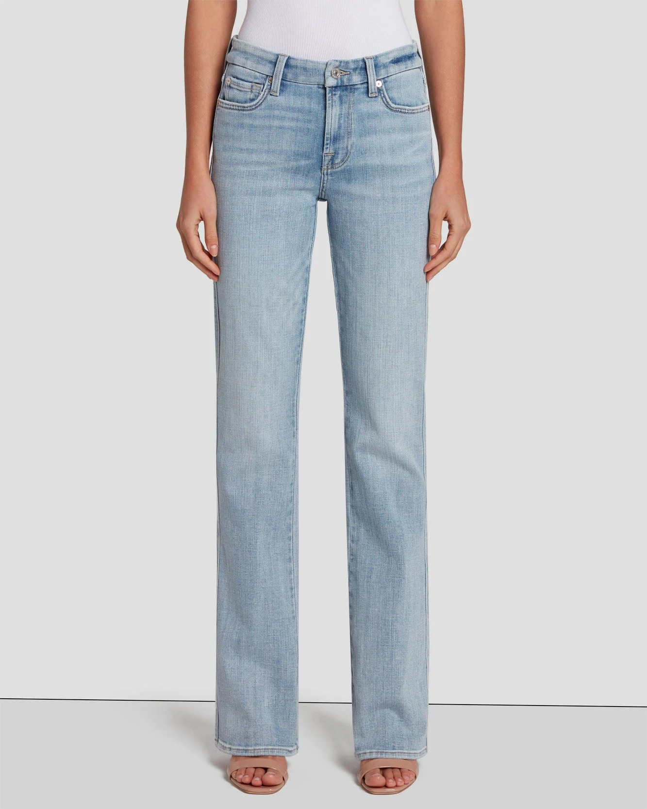 7 For All Mankind Broken Twill Kimmie Bootcut In Coco Prive 4 7 For All Mankind Broken Twill Kimmie Bootcut In Coco Prive - Image 2