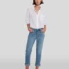 7 For All Mankind Broken Twill Josefina In Bright Light 1 7 For All Mankind Broken Twill Josefina In Bright Light -Sleek Fit Style 7U303067 BTL 1