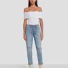 7 For All Mankind Broken Twill Josefina In De Ville -Sleek Fit Style 7U303067 DV2 1