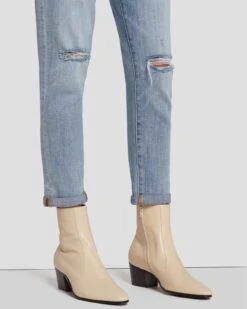 7 For All Mankind Broken Twill Josefina In De Ville -Sleek Fit Style 7U303067 DV2 3