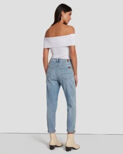 7 For All Mankind Broken Twill Josefina In De Ville -Sleek Fit Style 7U303067 DV2 4