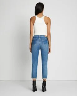7 For All Mankind Luxe Vintage Josefina In Lyme -Sleek Fit Style 7U303720 LYM 4