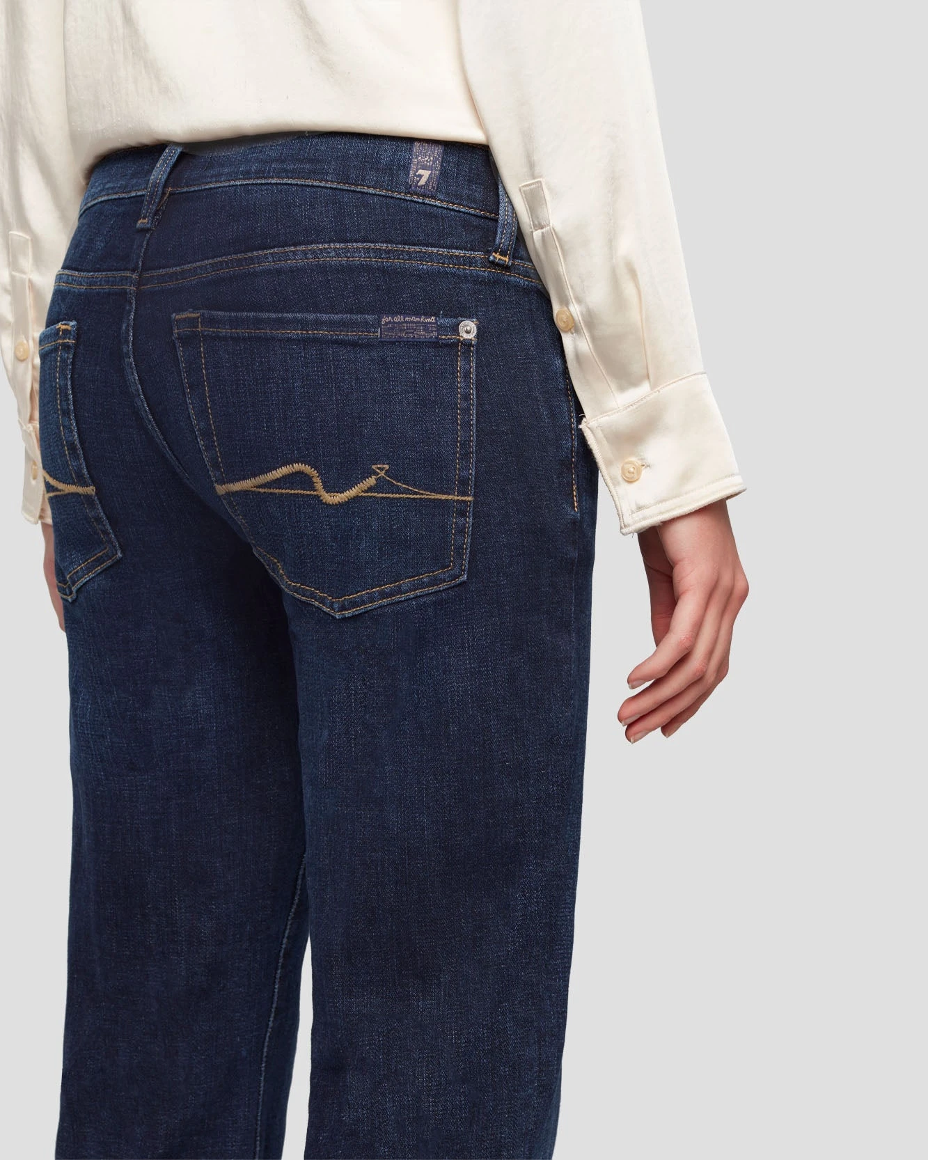 7 For All Mankind Broken Twill Original Bootcut In Calix 7 7 For All Mankind Broken Twill Original Bootcut In Calix - Image 5