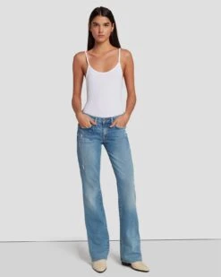 7 For All Mankind Original Bootcut In Summer Fig -Sleek Fit Style 7U315567 SFI 6