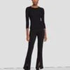 7 For All Mankind Slim Illusion Kimmie Straight In Black 2 7 For All Mankind Slim Illusion Kimmie Straight In Black -Sleek Fit Style 7U343526 SIB 0483 M