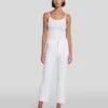 7 For All Mankind Slim Illusion High Waist Slim Kick In Luxe White 2 7 For All Mankind Slim Illusion High Waist Slim Kick In Luxe White -Sleek Fit Style 7U350399 SMW 1
