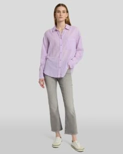 7 For All Mankind Luxe Vintage High Waist Slim Kick In Imprint -Sleek Fit Style 7U352711 IM2 6