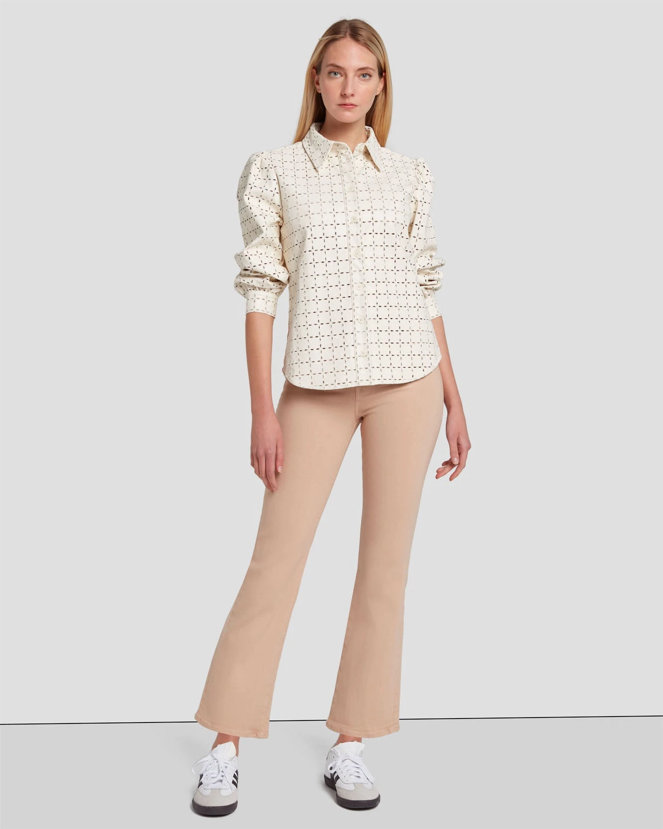 7 For All Mankind High Waist Slim Kick In Coated Camel 8 7 For All Mankind High Waist Slim Kick In Coated Camel - Image 6