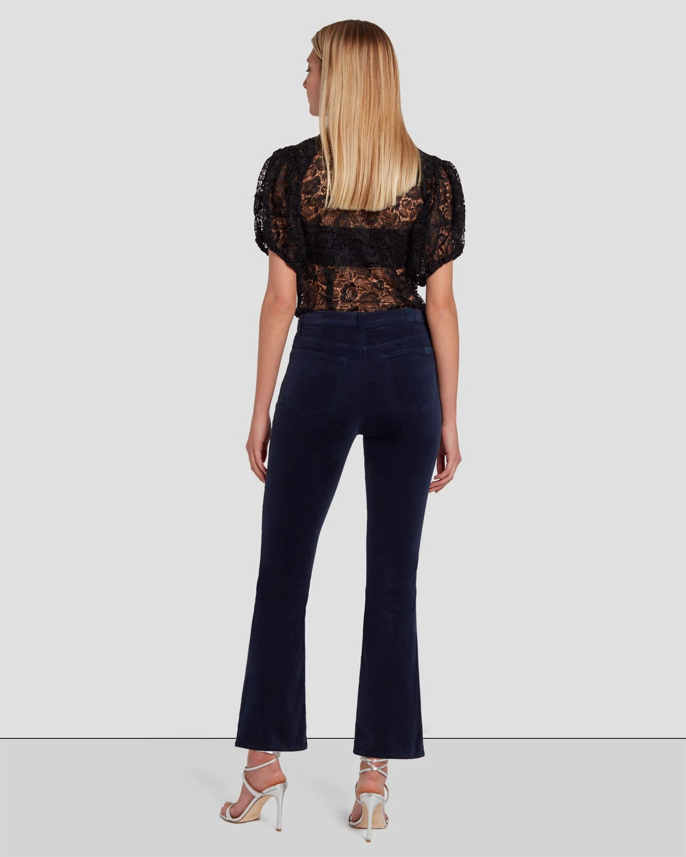 7 For All Mankind Velvet High Waist Slim Kick In Ink 6 7 For All Mankind Velvet High Waist Slim Kick In Ink - Image 4