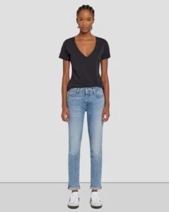 7 For All Mankind Luxe Vintage Josefina In Self Made -Sleek Fit Style 7U372120 SLF 5