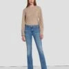 7 For All Mankind Slim Illusion Bootcut In Within -Sleek Fit Style 7U412C12 WTN 1