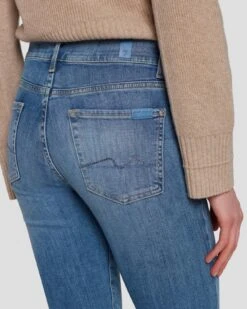 7 For All Mankind Slim Illusion Bootcut In Within -Sleek Fit Style 7U412C12 WTN 5