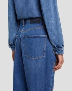 7 For All Mankind The Jennifer 90s Baggy Jean In Explorer -Sleek Fit Style 7U422C10 EP1 5