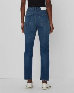 7 For All Mankind Beauty Denim Easy Slim Cropped In Pinyon -Sleek Fit Style 7U431478 PYN 03