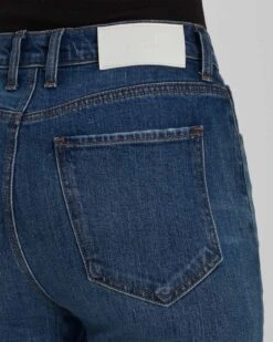 7 For All Mankind Beauty Denim Easy Slim Cropped In Pinyon -Sleek Fit Style 7U431478 PYN 04