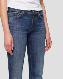 7 For All Mankind Tailorless Dojo In Nolita Dark -Sleek Fit Style 7U45244A NTD 3