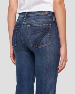 7 For All Mankind Tailorless Dojo In Nolita Dark -Sleek Fit Style 7U45244A NTD 5