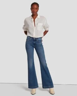 7 For All Mankind Tailorless Dojo In New York Dark 13 7 For All Mankind Tailorless Dojo In New York Dark -Sleek Fit Style 7U452767 NYD 5