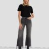 7 For All Mankind Luxe Vintage Ultra High Rise Cropped Jo In Courage -Sleek Fit Style 7U498C32 CO6 1