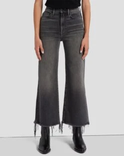 7 For All Mankind Luxe Vintage Ultra High Rise Cropped Jo In Courage -Sleek Fit Style 7U498C32 CO6 2