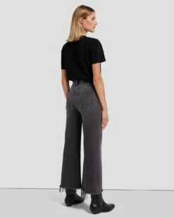 7 For All Mankind Luxe Vintage Ultra High Rise Cropped Jo In Courage -Sleek Fit Style 7U498C32 CO6 4