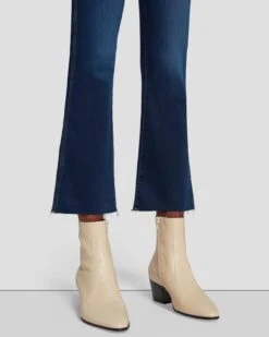 7 For All Mankind Slim Illusion High Waist Slim Kick In Opulent -Sleek Fit Style 7U500U58 ON1 3