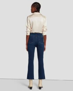 7 For All Mankind Slim Illusion High Waist Slim Kick In Opulent -Sleek Fit Style 7U500U58 ON1 4
