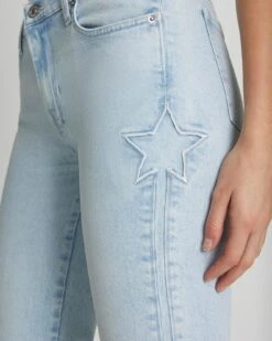 7 For All Mankind Luxe Vintage Dojo In Edis -Sleek Fit Style 7U519967 EDS 3