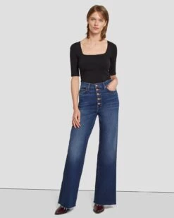 7 For All Mankind Luxe Vintage Ultra High Rise Jo In Deep Soul