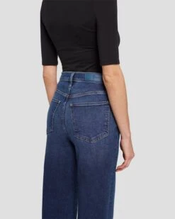 7 For All Mankind Luxe Vintage Ultra High Rise Jo In Deep Soul -Sleek Fit Style 7U520A91 DS5 5