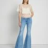 7 For All Mankind Low Rise Flare In Chamberlain -Sleek Fit Style 7U522967 CHN 1