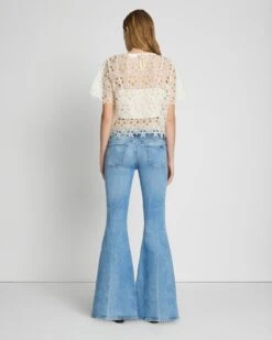 7 For All Mankind Low Rise Flare In Chamberlain -Sleek Fit Style 7U522967 CHN 4