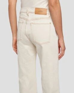 7 For All Mankind Modern Dojo In Ecru -Sleek Fit Style 7U533D18 EC2 5