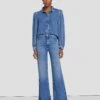 7 For All Mankind Tailorless Denim Lustre Modern Dojo In Daylily -Sleek Fit Style 7U536C86 DLY 1